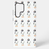 Puffin design /  samsung galaxyケース (裏面)