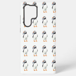 Puffin design / samsung galaxy s22 ultraケース