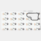 Puffin design /  samsung galaxyケース (裏面横)