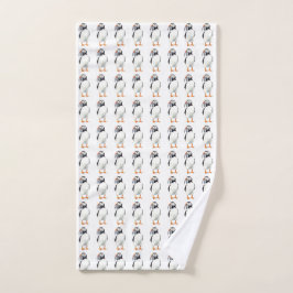 Puffin hand towel ハンドタオル