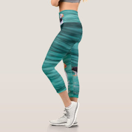 Puffin In Resurrection Bay, Alaska カプリレギンス