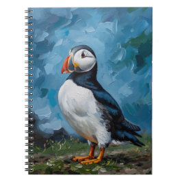 Puffin Notebook | Atlantic Puffin Bird Art Journal ノートブック