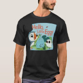 Puffin Rock- Hello Little Egg Tシャツ (正面)