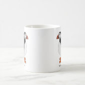 puffin / Seumas-ruadhスコティッシュゲール語訳 コーヒーマグカップ (中央)