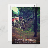 Puffing Billy, Dandenong Ranges, Victoria, Aus ポストカード (正面/裏面)
