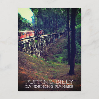 Puffing Billy, Dandenong Ranges, Victoria, Aus ポストカード