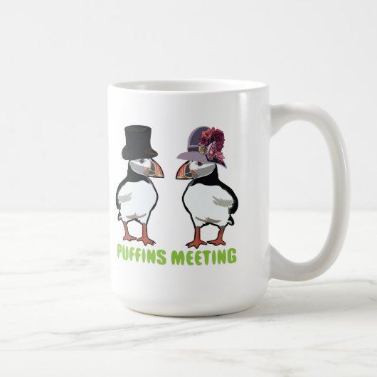 Puffins会議 コーヒーマグカップ (右)