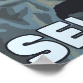 Puffins & Cruise Ship - Seldovia，アラスカ ポスター (角)