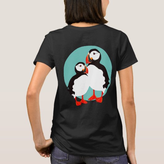 puffins-Ladys Tシャツ (裏面)