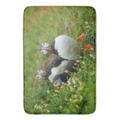 Puffins - little birds big バスマット (正面縦)