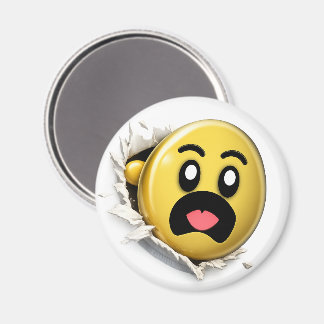 Puffy 3D Emoji Round Magnet マグネット