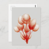 Puffy Blooms ポストカード (正面/裏面)