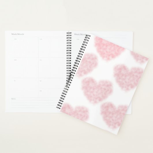 Puffy Heart Aesthetic Planner プランナー手帳 (ディスプレー)