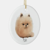 Puffy Pup Christmas Ornament  セラミックオーナメント (右)