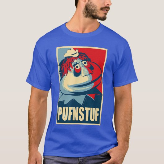 PUFNSTUF Funny obscure popculture reference Tシャツ (正面)