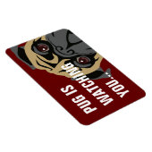Pugが見ている マグネット (右側)
