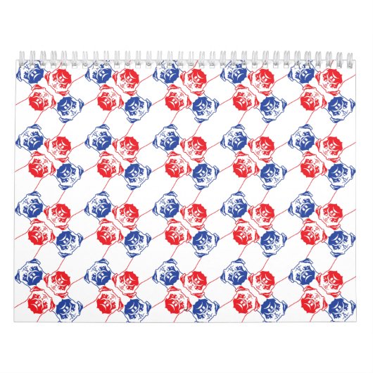 PugとPugの上のPug カレンダー (カバー)