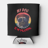 PUGは私のバレンタイン 缶クーラー (正面)