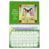 Pugオリジナルアートカレンダー カレンダー (3月 2026)