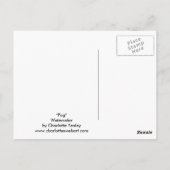 PUGオリジナルドッグアートポストカード ポストカード (裏面)