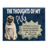 Pugカレンダーの感想 カレンダー (カバー)