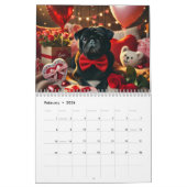 Pugカレンダー2025ウォールカレンダー カレンダー (2月 2026)