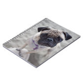 Pugクローズアップ ノートブック (左側)