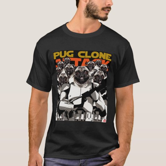 PUGクローンクラシック攻撃Tシャツ629 Tシャツ (正面)