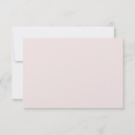 PUGシルエット結婚式RSVP返信 出欠カード (裏面)