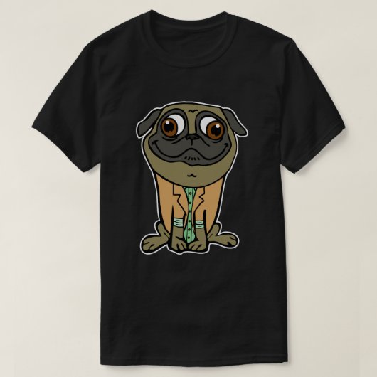 Pugスタイル Tシャツ (デザイン正面)