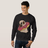 PugステックラシックカーTシャツ160 スウェットシャツ (正面フル)