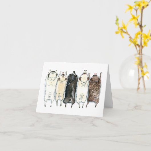 Pugスペクトル カード (黄色い花)