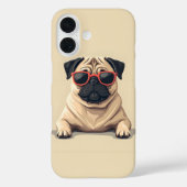 Pugデザイン Case-Mate iPhoneケース (裏面)