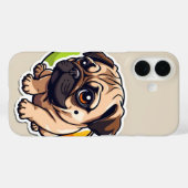 Pugデザイン Case-Mate iPhoneケース (裏面 (横))