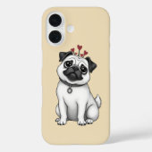 Pugデザイン Case-Mate iPhoneケース (裏面)