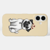 Pugデザイン Case-Mate iPhoneケース (裏面 (横))