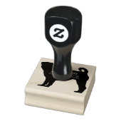 PUGドッグアドレススタンプ ラバースタンプ (スタンプ)