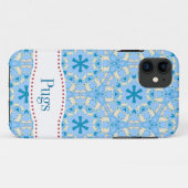 Pugパターンケース Case-Mate iPhoneケース (裏面(横))