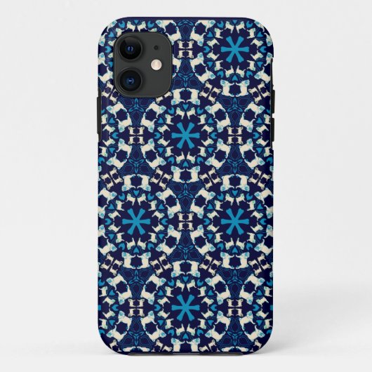 Pugパターンケース Case-Mate iPhoneケース (裏面)