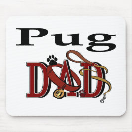 Pugパパギフト マウスパッド