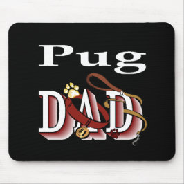 Pugパパギフト マウスパッド