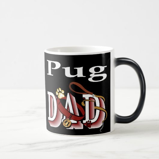Pugパパギフト モーフィングマグカップ (右)