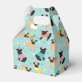 Pugパーティーの好意ボックス フェイバーボックス (裏面サイド)