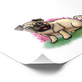 Pugプリント フォトプリント (角)