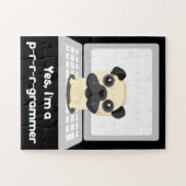 Pugプログラマ ジグソーパズル (横)