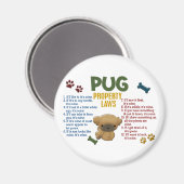 Pugプロパティの法則4 マグネット (正面/裏面)