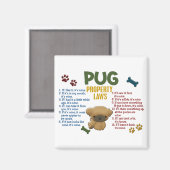 Pugプロパティの法則4 マグネット (正面/裏面)