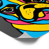 Pugポスター ポスター (角)