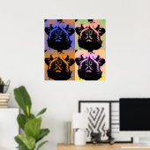 Pugポスター ポスター (ホームオフィス)