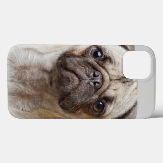 Pugポートレート Case-Mate iPhoneケース (裏面 (横))